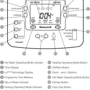 Honeywell Home 2-Channel Digital Programmer - Image 6