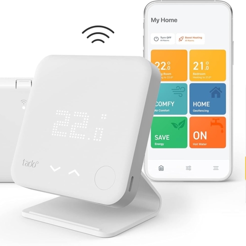 Tado V3+ Wireless Heating & Hot Water Smart Thermostat Starter Kit White