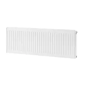 Flomasta White Type 21 Double Panel Radiator, (W)1200mm X (H)400mm