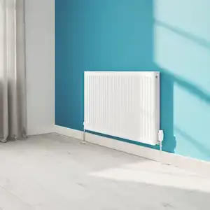 Flomasta White Type 22 Double Panel Radiator, (W)1000mm X (H)600mm