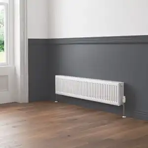 Flomasta White Type 22 Double Panel Radiator, (W)1400mm x (H)300mm