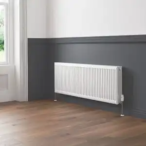 Flomasta White Type 22 Double Panel Radiator, (W)1400mm X (H)500mm