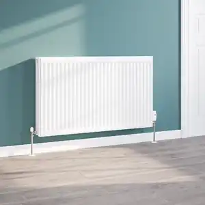 Flomasta White Type 22 Double Panel Radiator, (W)1100mm X (H)600mm