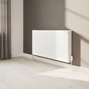 Flomasta White Type 22 Double Panel Radiator (W)1200mm X (H)600mm