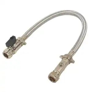 Straight Boiler Filling Loop Chrome