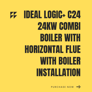 Ideal Logic+ C24 24KW Combi Boiler + Horizontal Flue with Boiler Installation - Image 6
