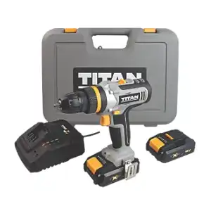 Titan 18V 2 X 2.0AH Li-ion TXP Cordless Drill Driver - Image 2