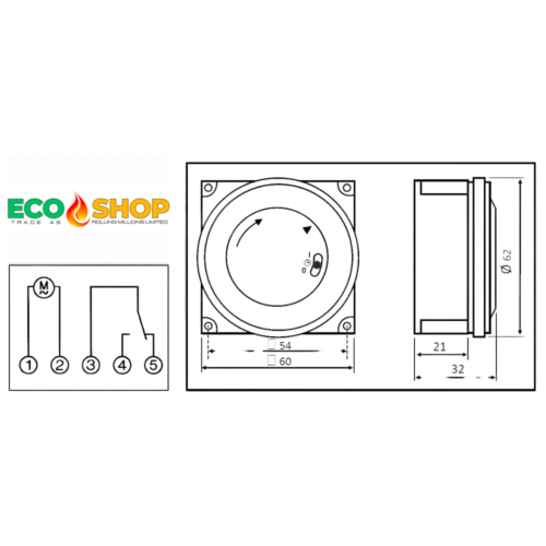 FERROLI 24Hr Mechanical Boiler Clock - ZU0800510 - Image 3