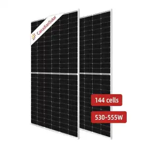 Canadian Solar 555w Silver Framed Panel - Image 2