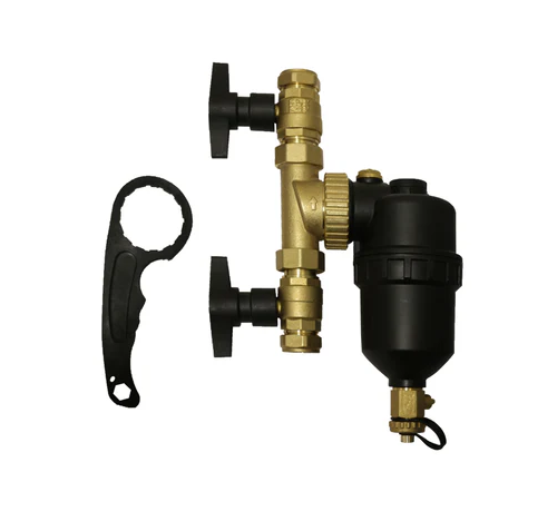 MagnaClean Central Heating Magnetic System Boiler Filter AFM-08 22mm Ball Valves 1200 Gause - Image 3