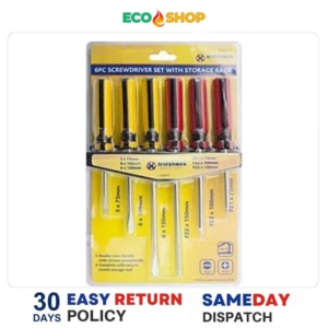 Marksman  6Pc Screwdriver Set With Storage Rack