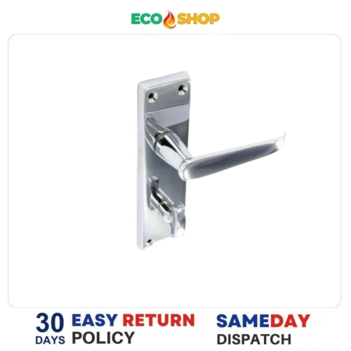 Flat Bathroom Handles Chrome Plated