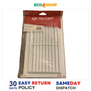 Securit Plastic Louvre Vent White (9in x 6in)