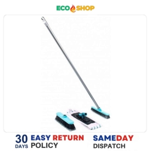 Cleantastic Floor Care Set With Mop, Broom & Scrubber