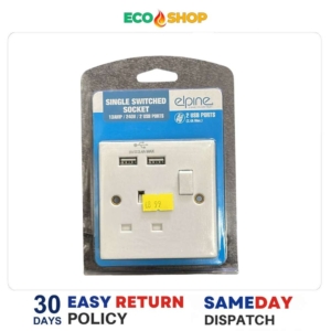 Elpine Single Switched Socket - Image 1