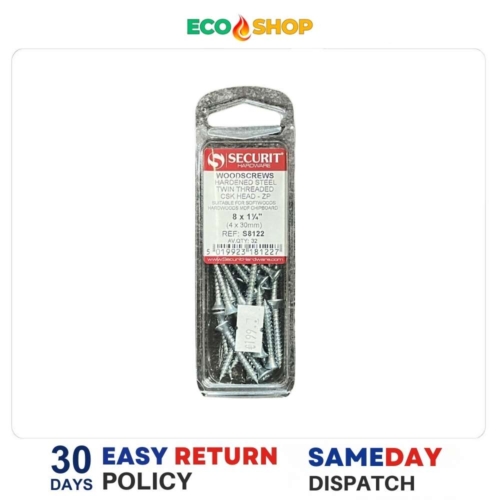 Securit Wood Screws 4X30Mm