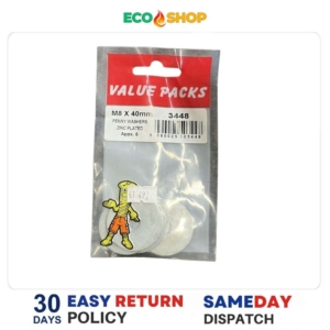 Valuepacks M8X40Mm Penny Washers Zinc Plated