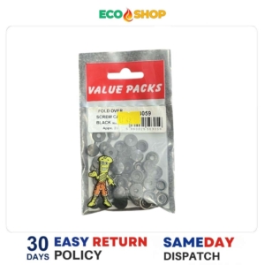 Valuepacks Fold Over Screw Cap Black