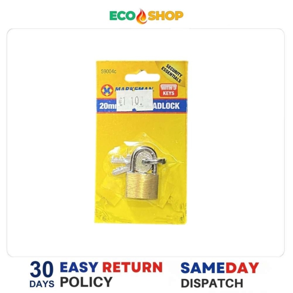 285 20mm brass pad lock