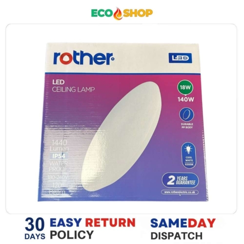Rother LED Ceiling Lamp 180-240V