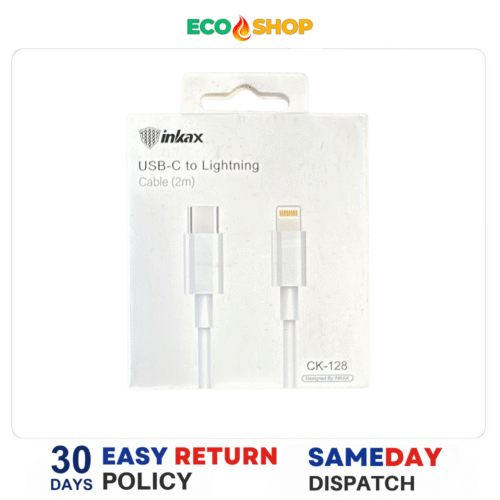 Inkax USB-C to 8-Pin Charging & Sync Cable – 1M