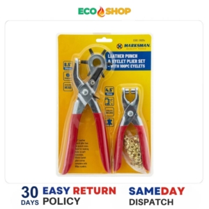 Marksman Leather Punch & Eyeplier Set With 100Pcs Eyelets - Image 1