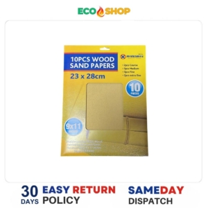 Marksman 10Pcs Wood Sand Papers 23X28Cm