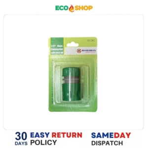 Marksman 1/2" Hose Connector With Shut Off - Image 1