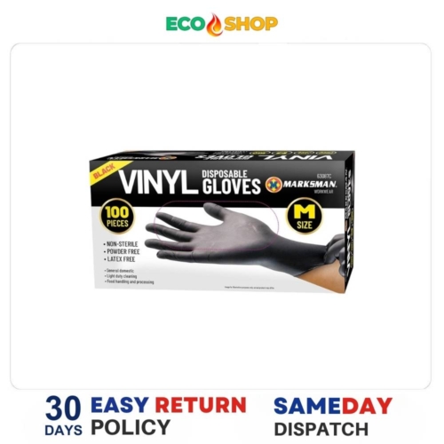 Marksman Vinyl Disposable Gloves Medium