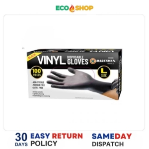 Marksman Vinyl Disposable Gloves Large - Image 1