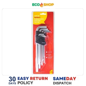 Amtech 9Pc Extra Long Hex Key Set