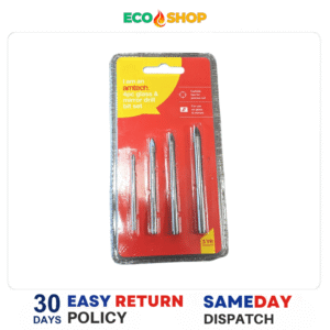 Amtech 4-Piece Glass & Mirror Drill Bit Set