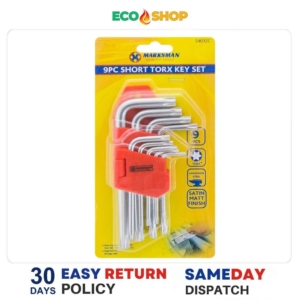 Marksman  9Pc Short Torx Key Set