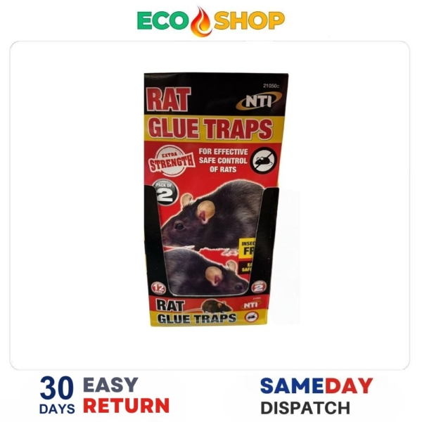 Nti Extra Strength Rat Glue Traps Pack of 2 (front image)