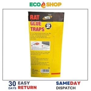 Nti Extra Strength Rat Glue Traps Pack of 2 (21012c) - Image 2