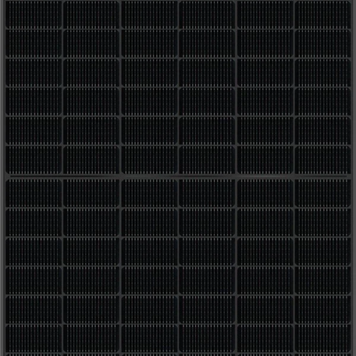 TOPCon All Black Solar Panel - Monocrystalline Half-Cut Solar Module N Type