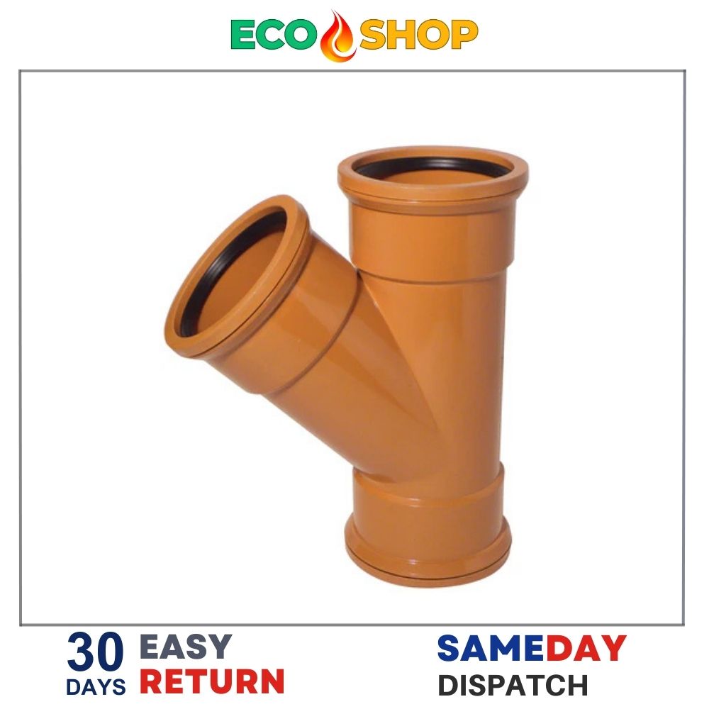 413 Triple Socket Y 110Mm and 45 Degree