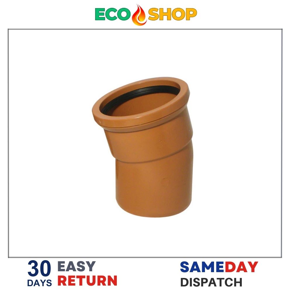 423 15 Degree Bend single socket 110Mm