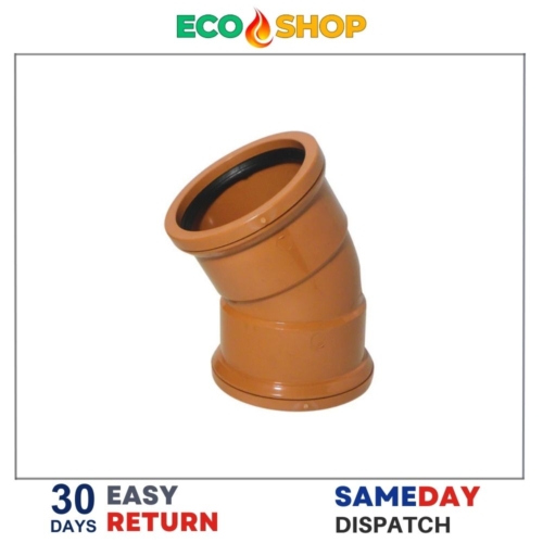 30 Degree Bend double socket 110Mm