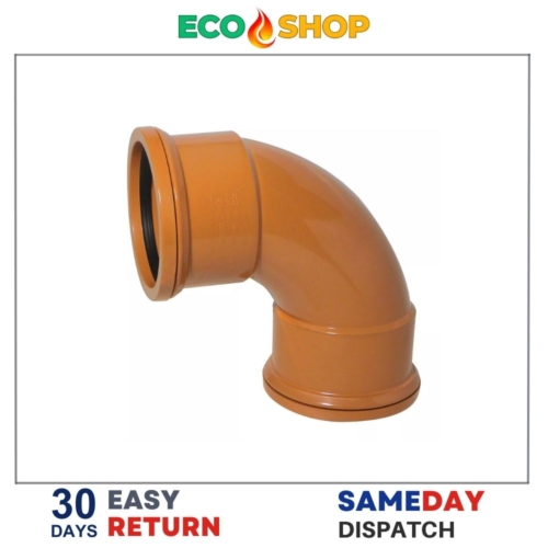 90 Degree Bend double socket 110Mm