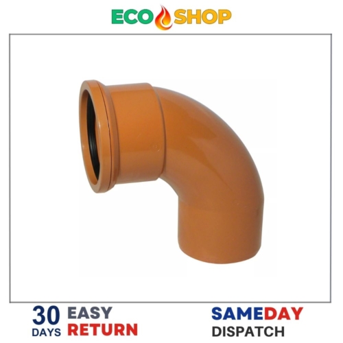 90 Degree Bend single socket 110Mm