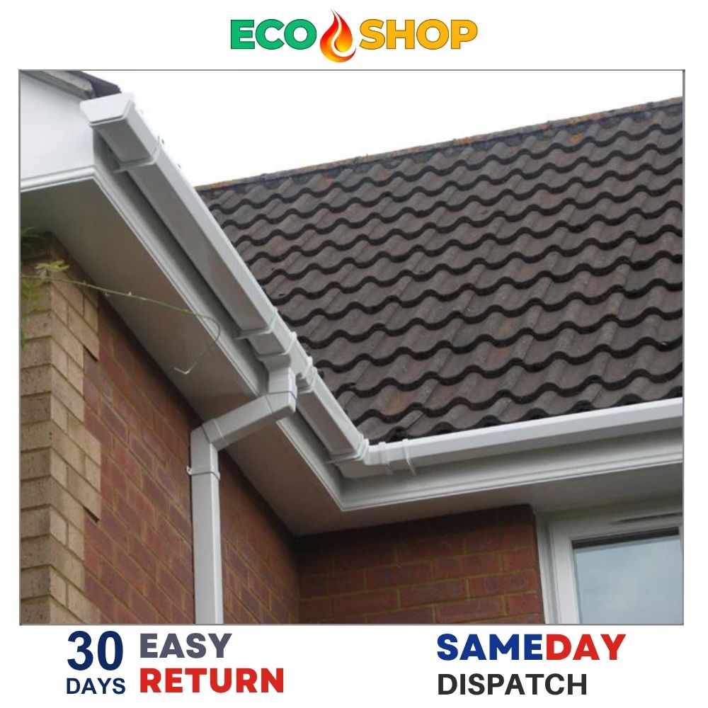 Square Line Gutter Extensions Buy Square Line Guttering & Fittings Online – UK Fast Delivery – ECO ...