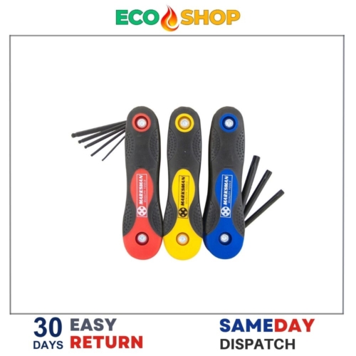 3 Piece Folding Key Wrench Set - Image 2