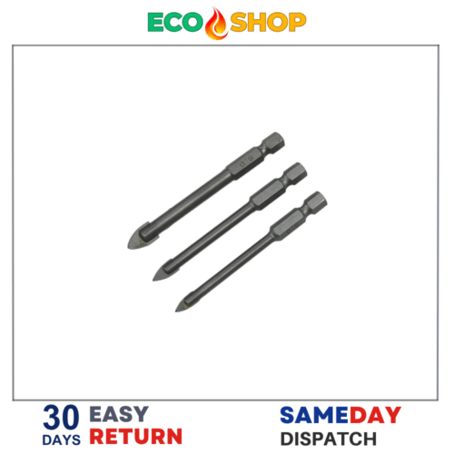 Amtech 3Pc Hex Drive Glass And Tile Bit Set - Image 2