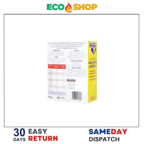 Bartoline All Purpose Wallpaper Adhesive - Image 2