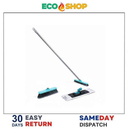 Cleantastic Floor Care Set With Mop, Broom & Scrubber - Image 2
