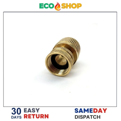 Marksman 1/2" Quick Click Brass Hose Coupling - Image 2