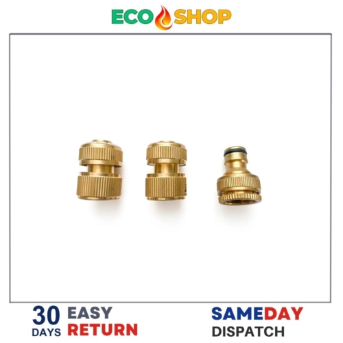 Marksman 3Pc Brass Hose Fitting Set - Image 2