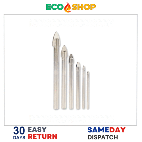 Marksman 6Pc Glass And Mirror Drill Bits - Image 2