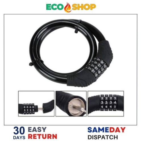 Roadster 5-Digit Combination Cable Lock - Image 2